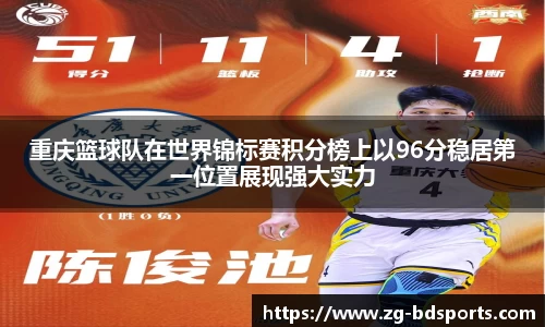 重庆篮球队在世界锦标赛积分榜上以96分稳居第一位置展现强大实力